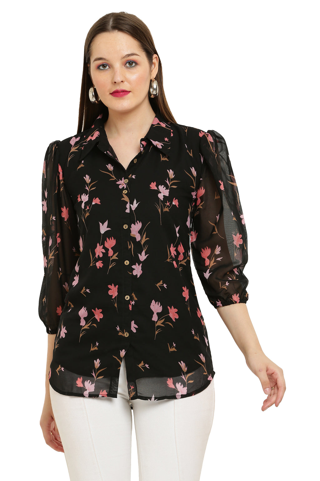 NS Laiba Women's Georgette Tunic